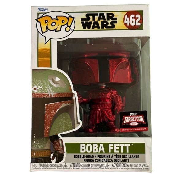 Funko Pop! Star Wars Boba Fett Bobble-Head Figurine New In Box - Picture 1 of 5